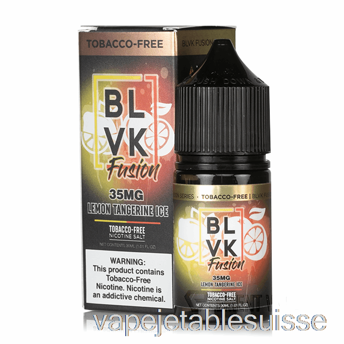 Vape Suisse Glace Citron Mandarine - Sels De Fusion Blvk - 30ml 35mg